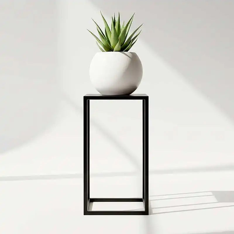 Base alta para macetas rectangular para interiores | Herralex