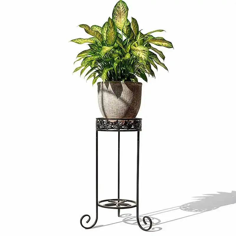 Base alta para macetas para interiores o exteriores de herrería y forja | Herralex
