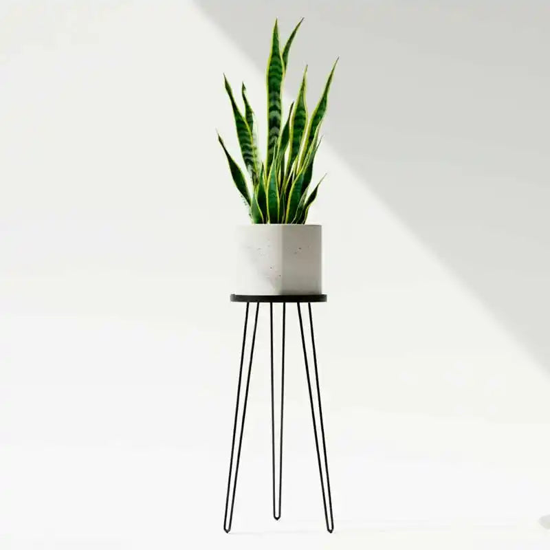 Base alta para macetas para interior o exterior diseño minimalista