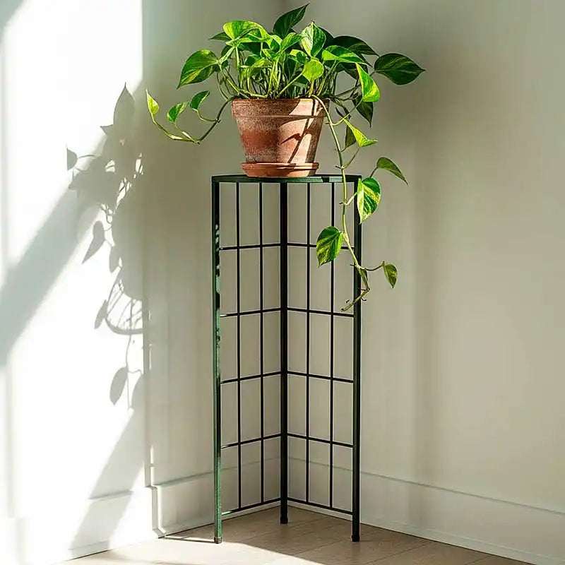 Base alta para macetas diseño para esquinas de herrería | Herralex